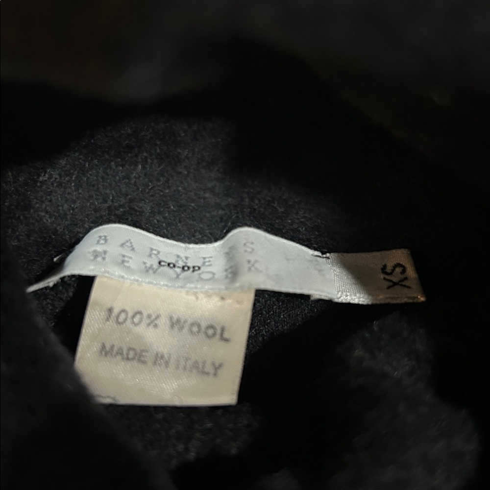 Barneys New York Black Turtleneck Sweater - Picture 3 of 6